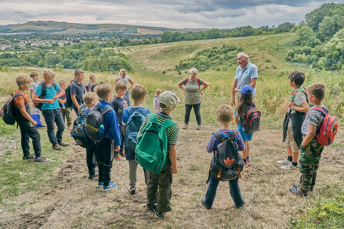 Junior bushcraft lesson