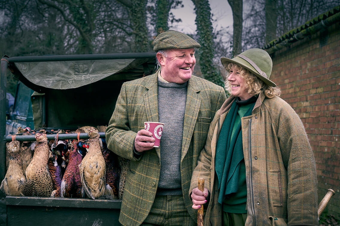 Head gamekeeper &amp; wife