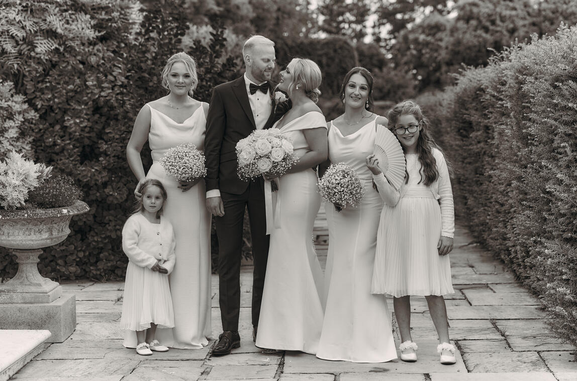 Bride, Groom and family